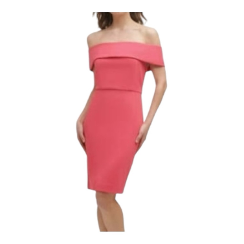 Calvin Klein Coral Dress Sz4P - Picture 1 of 7